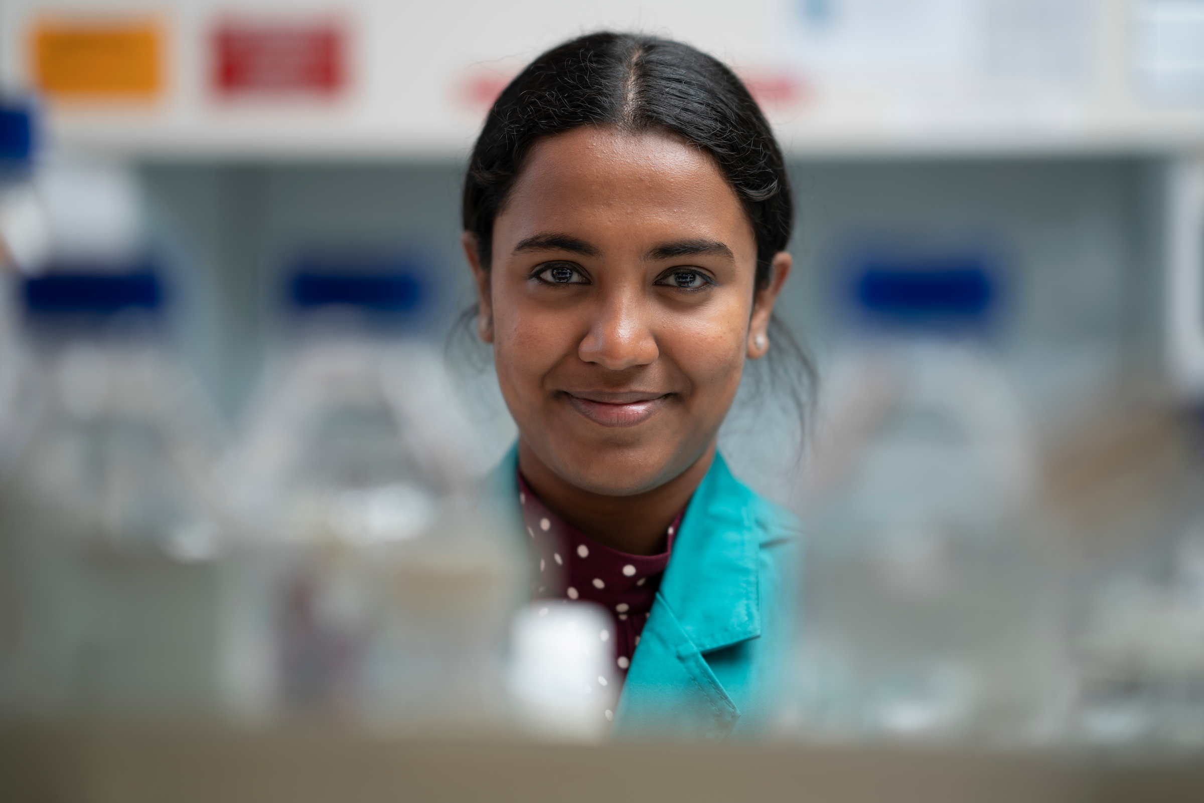 Rakshanya Sekar came second in the ANU 3-minute thesis.