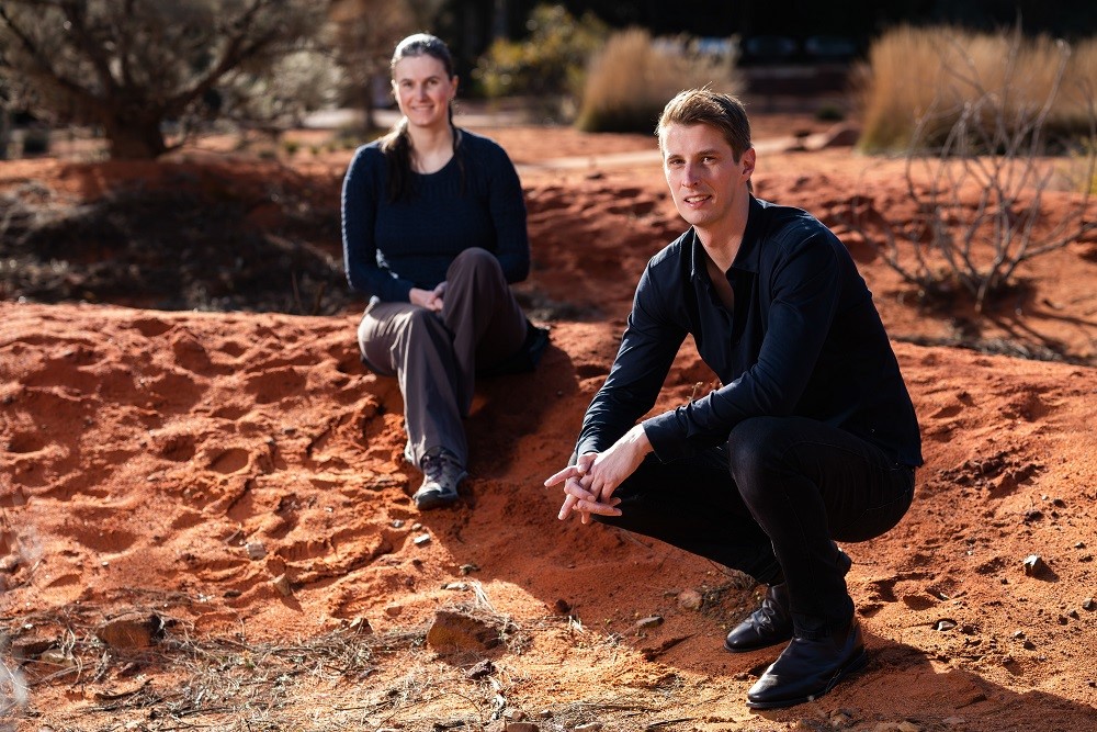 Dr Emma Tucker (left) and Dr Lex van Loon. Photo: Tracey Nearmy/ANU