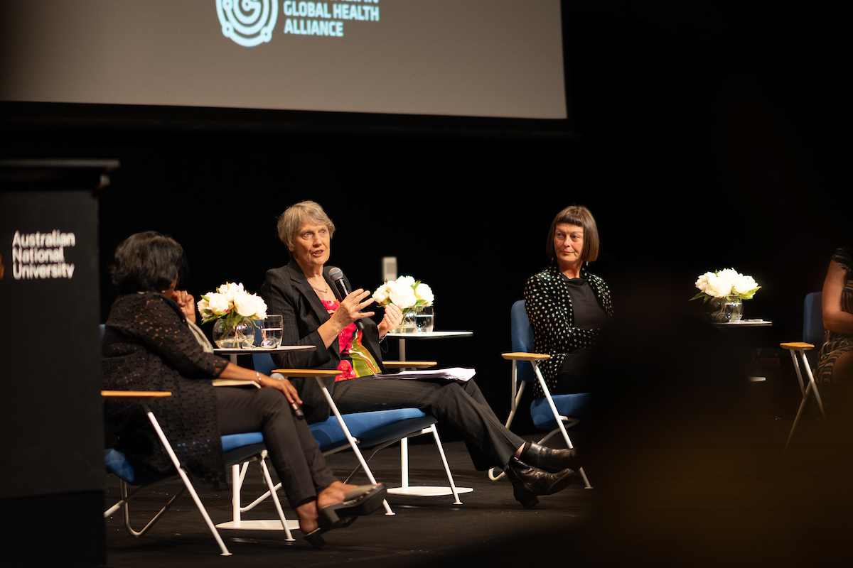 Helen Clark spoke at the ANU in March. Photo: Dave Fanner/ANU