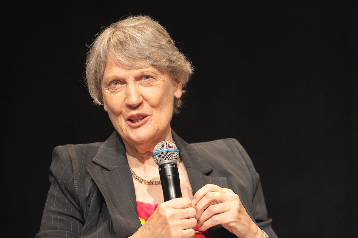 Helen Clark spoke at the ANU in March. Photo: Dave Fanner/ANU