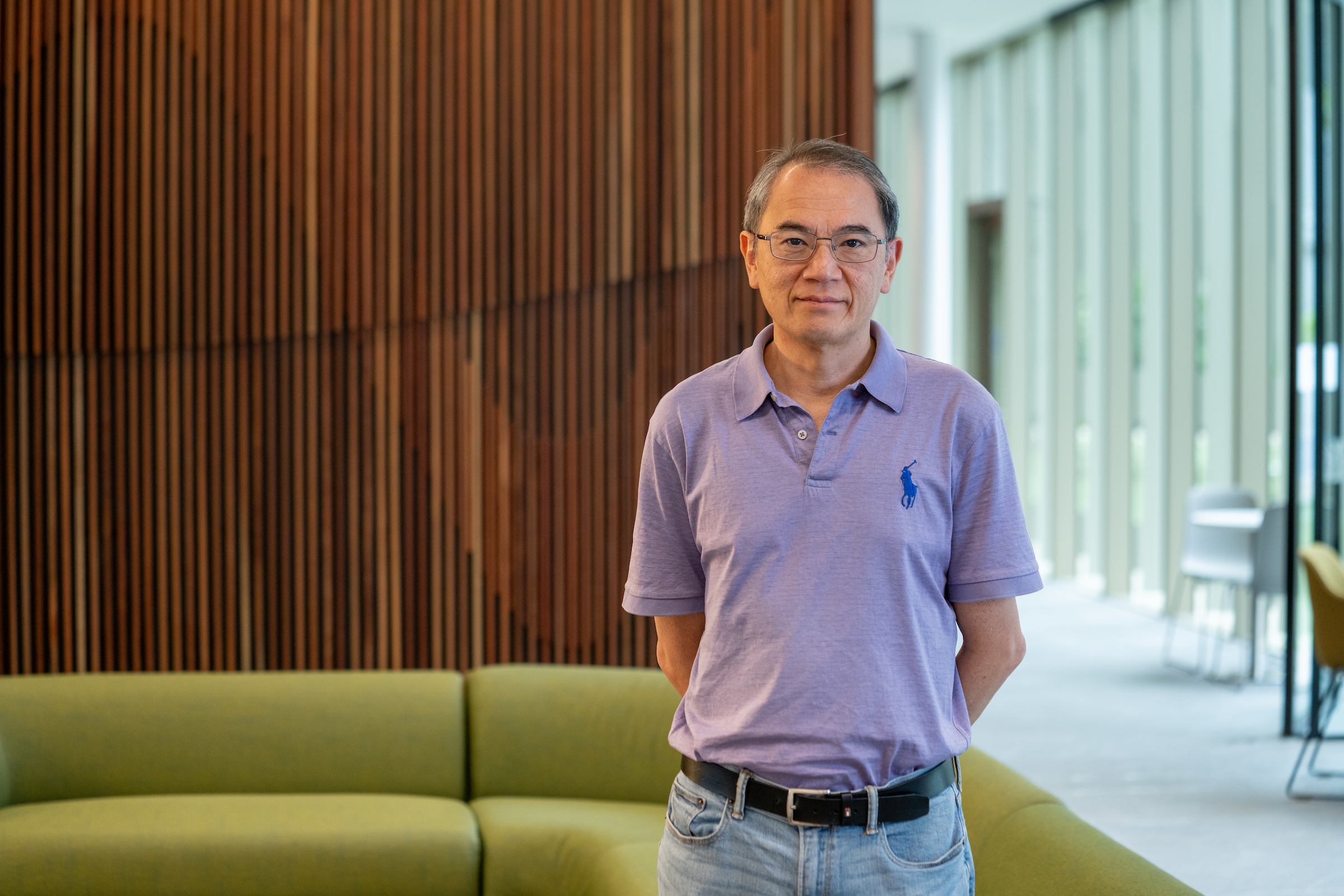 Professor Hoe Tan. Photo: Nic Vevers/ANU A man standing in an office building