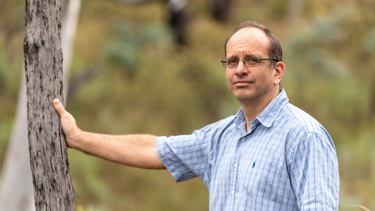 Report lead author, Professor Albert Van Dijk. Photo: Jamie Kidston/ANU Headshot of a man