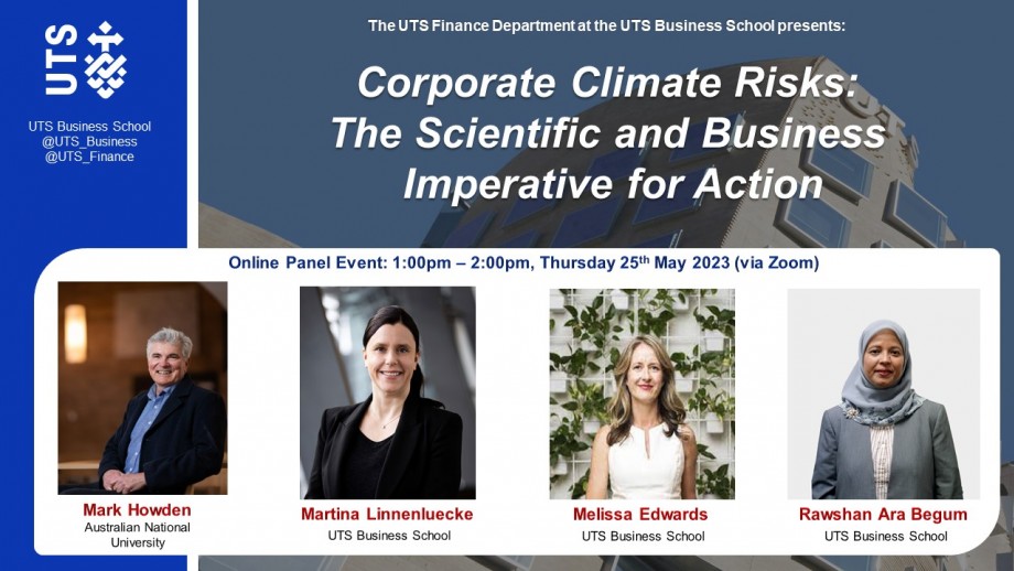 Corporate Climate Risks: The Scientific and Business Imperative for Action