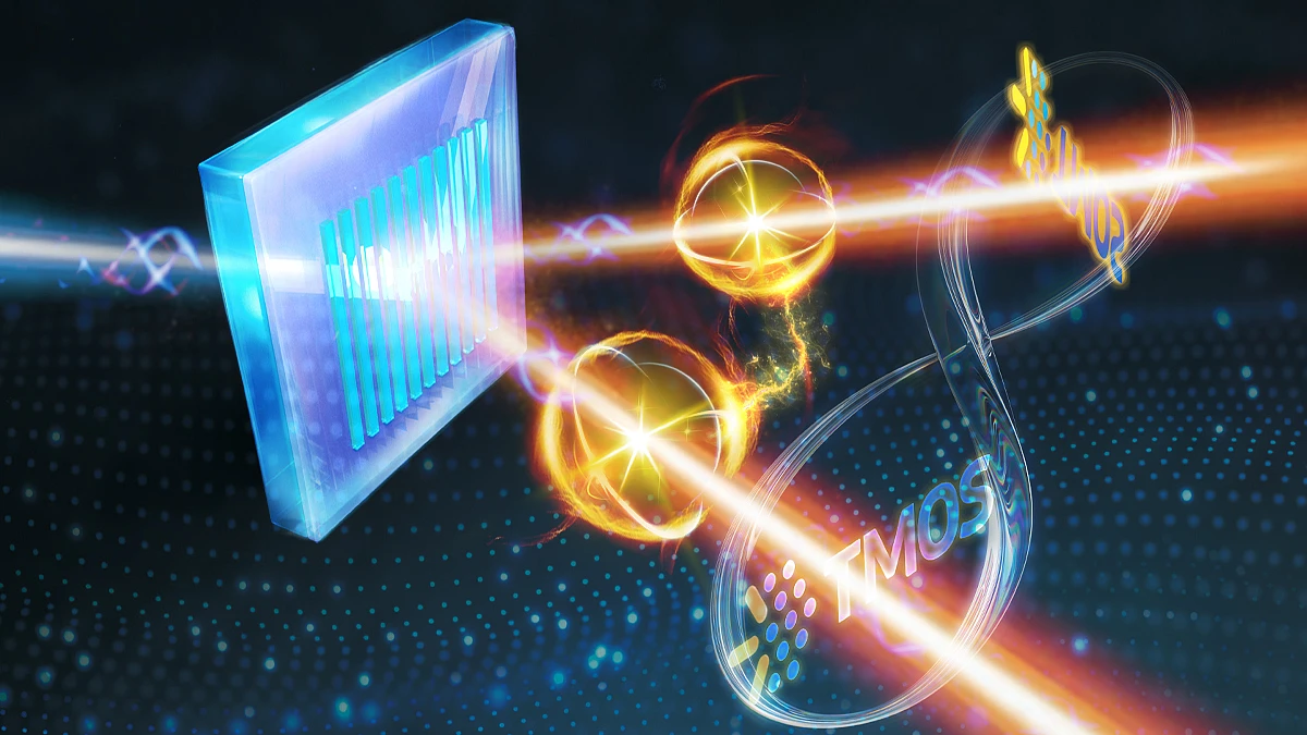 Image: Jinyong Ma, Jinliang Ren, Jihua Zhang, Jiajun Meng, Caitlin McManus-Barrett, Kenneth B. Crozier & Andrey A. Sukhorukov Representation of quantum-entangled photons