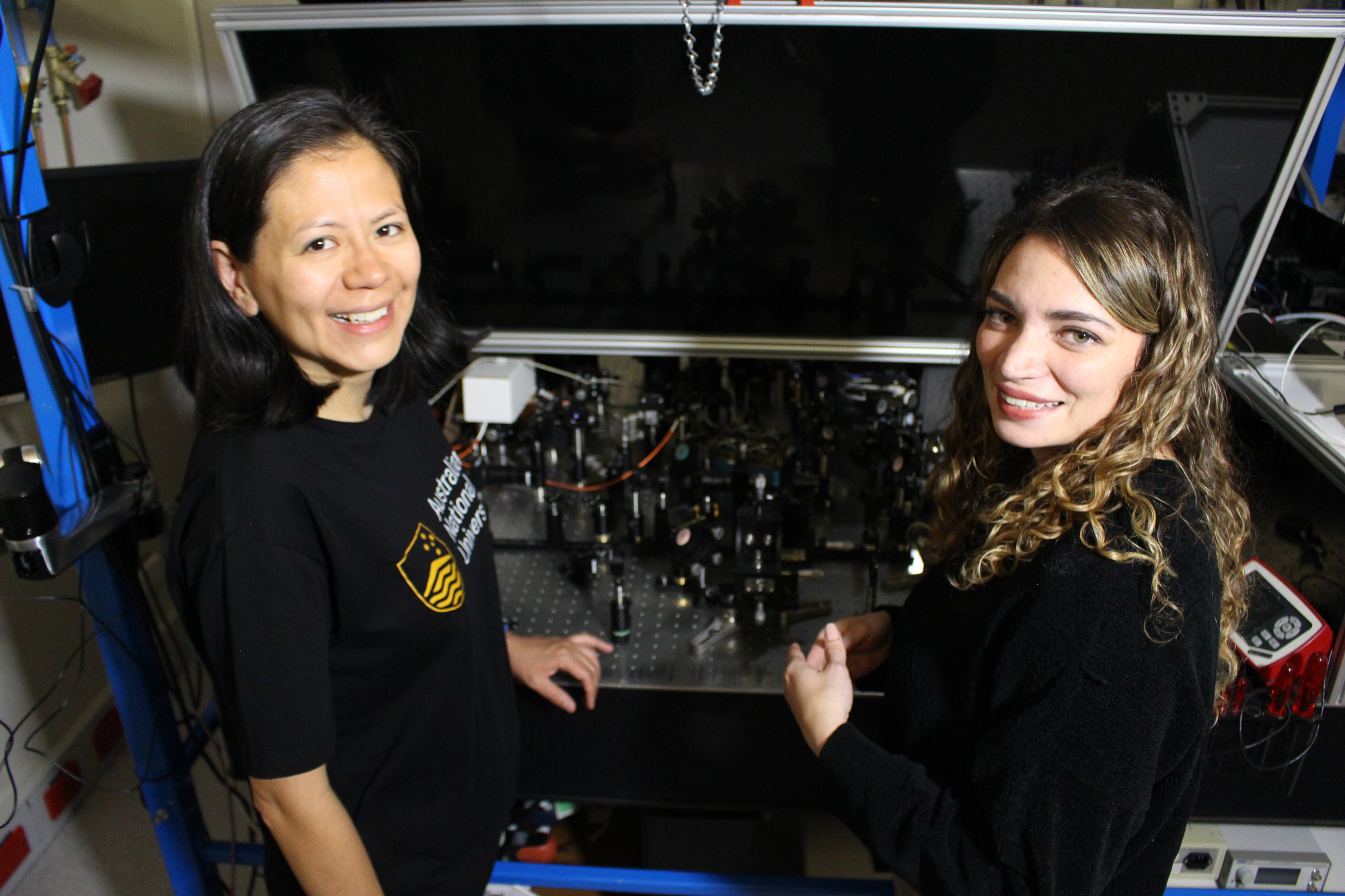 Photo: ANU Scientists in a lab