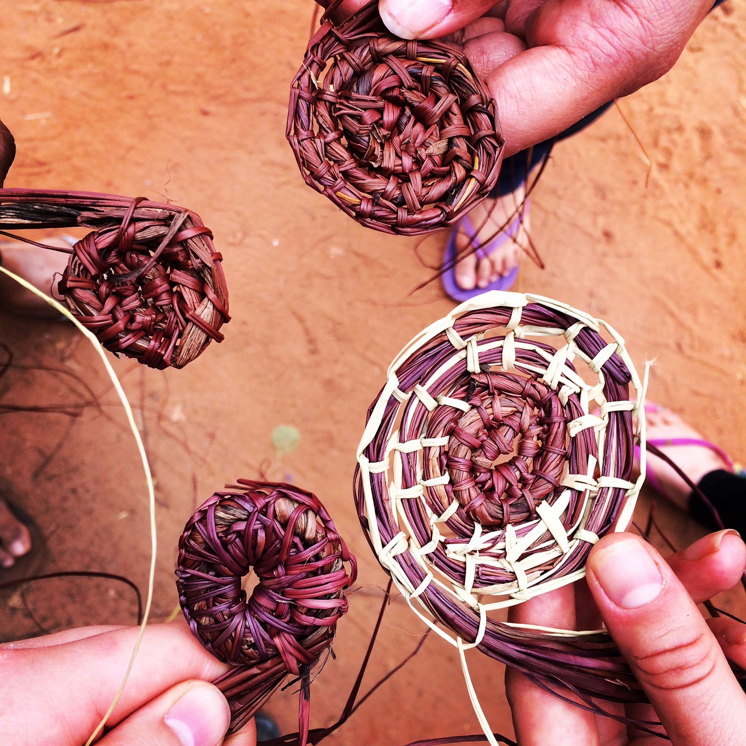 Basket Weaving on Yolngu Country during the Garma Festival