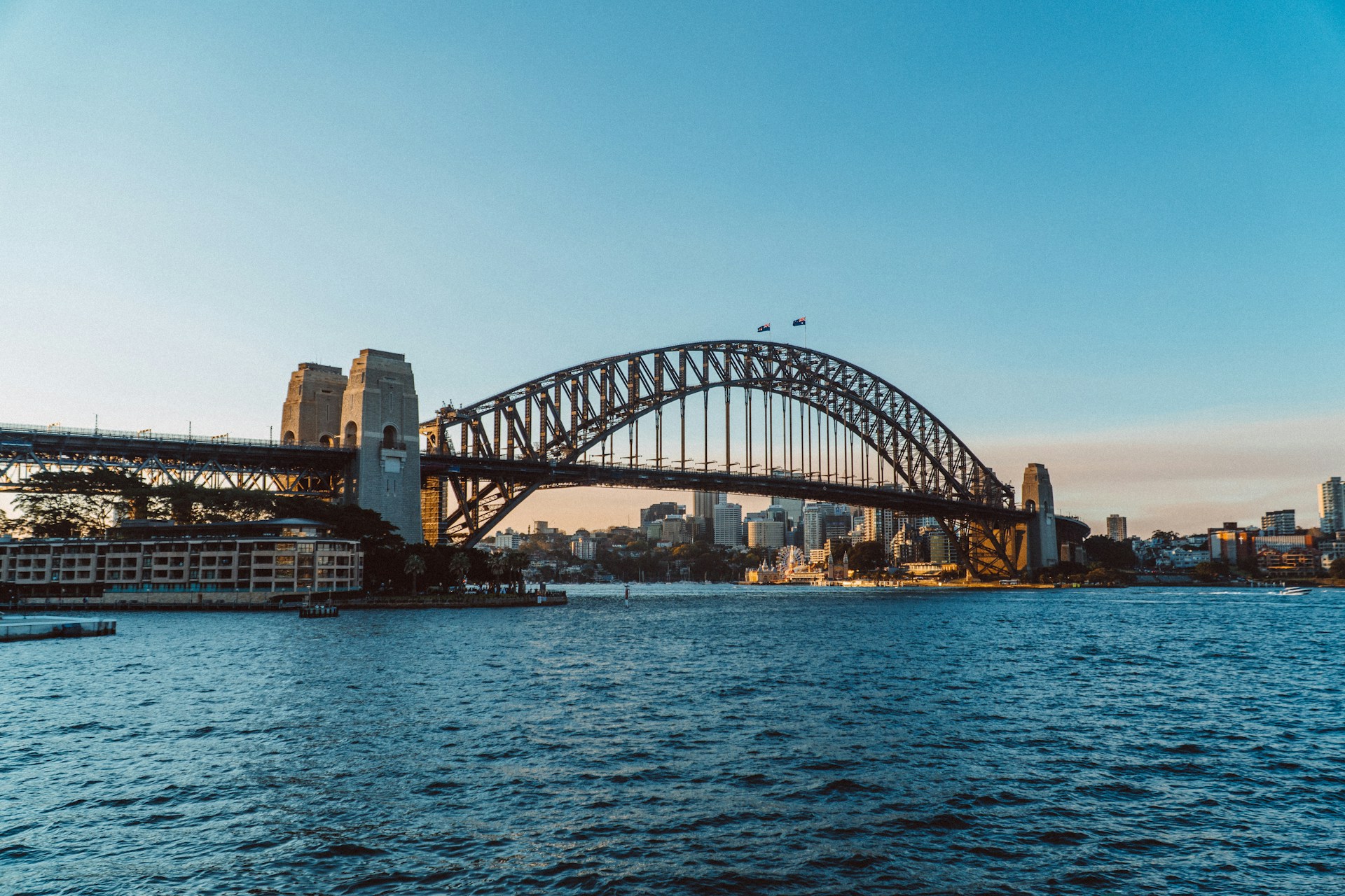 Photo: Henrique Felix/Unsplash Bridge over harbour
