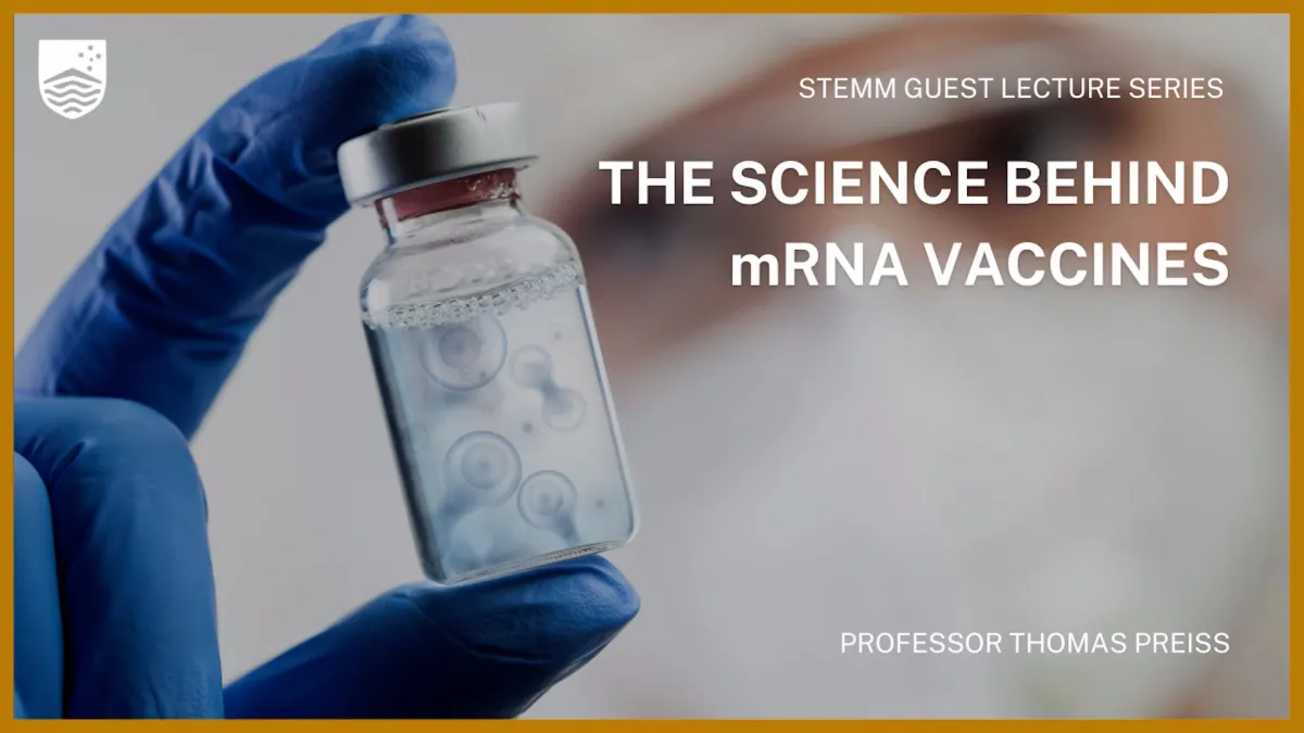 Preview image for the video "The science behind mRNA vaccines - STEMM Guest Lecture Series 2024".