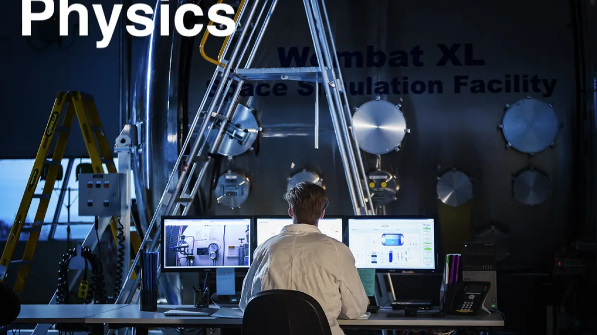 Preview image for the video "Physics at ANU".