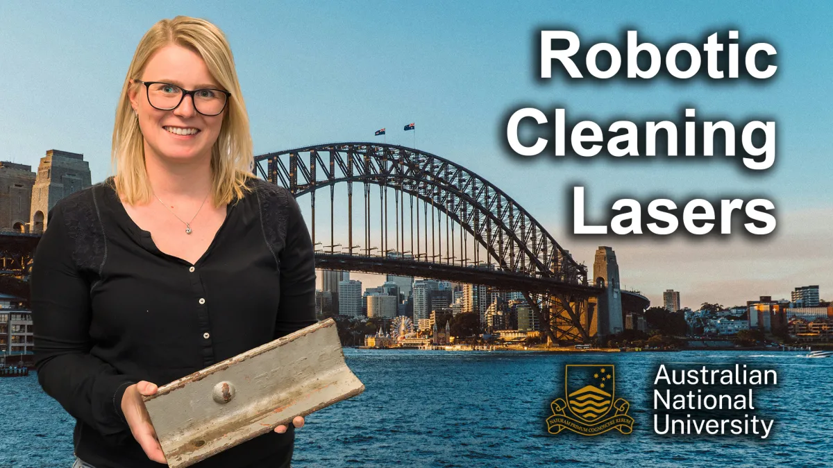 Preview image for the video "Cleaning Sydney Harbour Bridge with Robotic Lasers".