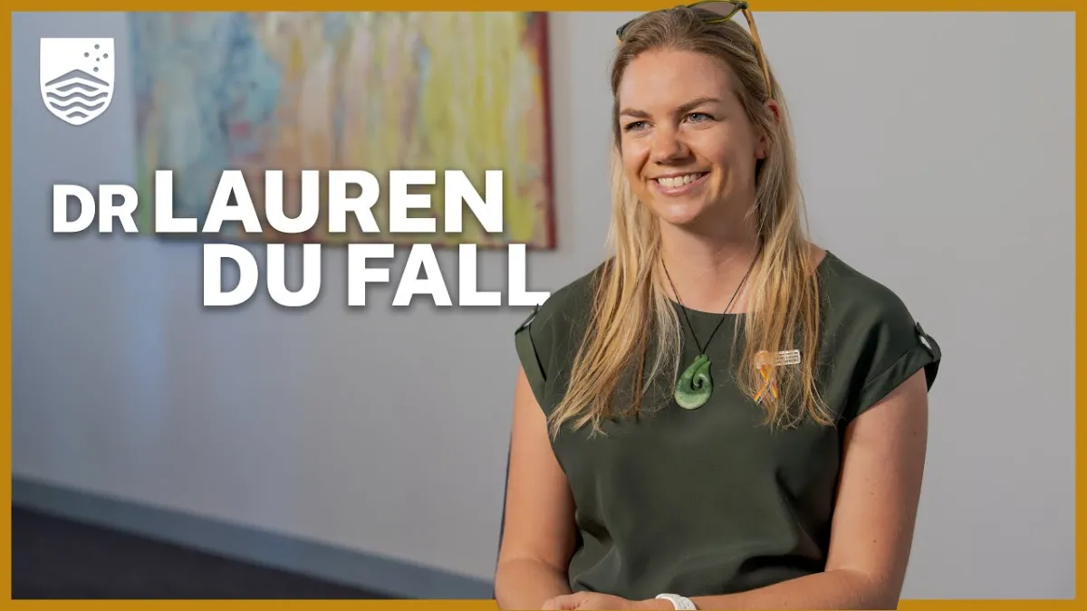 Preview image for the video "Talking mental health with Lauren Du Fall".