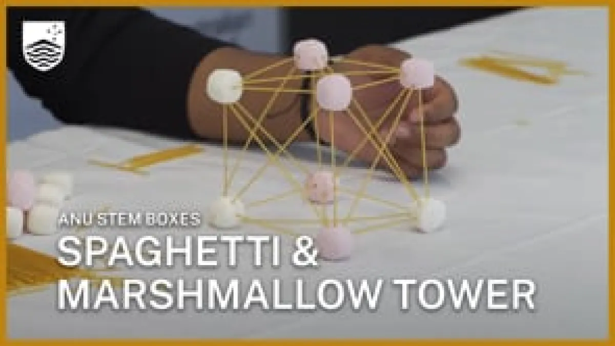 Preview image for the video "Spaghetti and marshmallow construction challenge | ANU STEM Boxes".