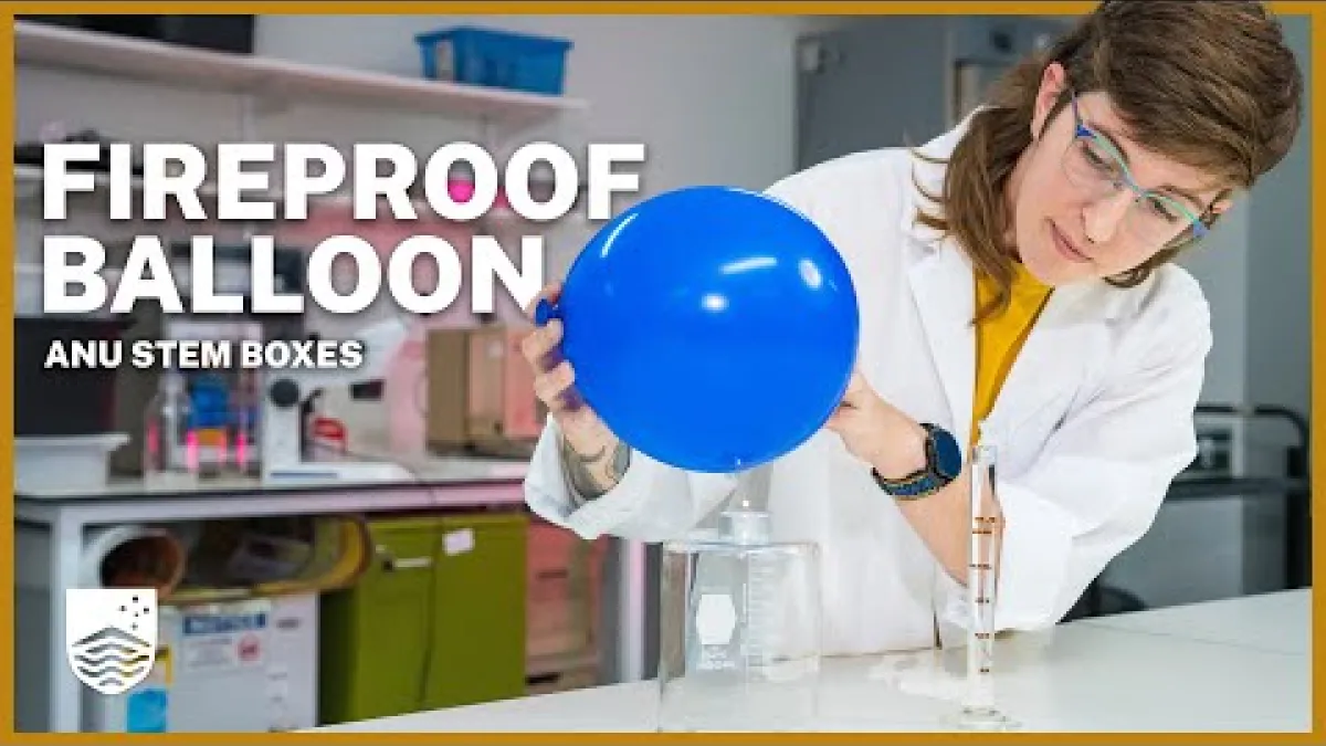 Preview image for the video "How to make a fireproof balloon".