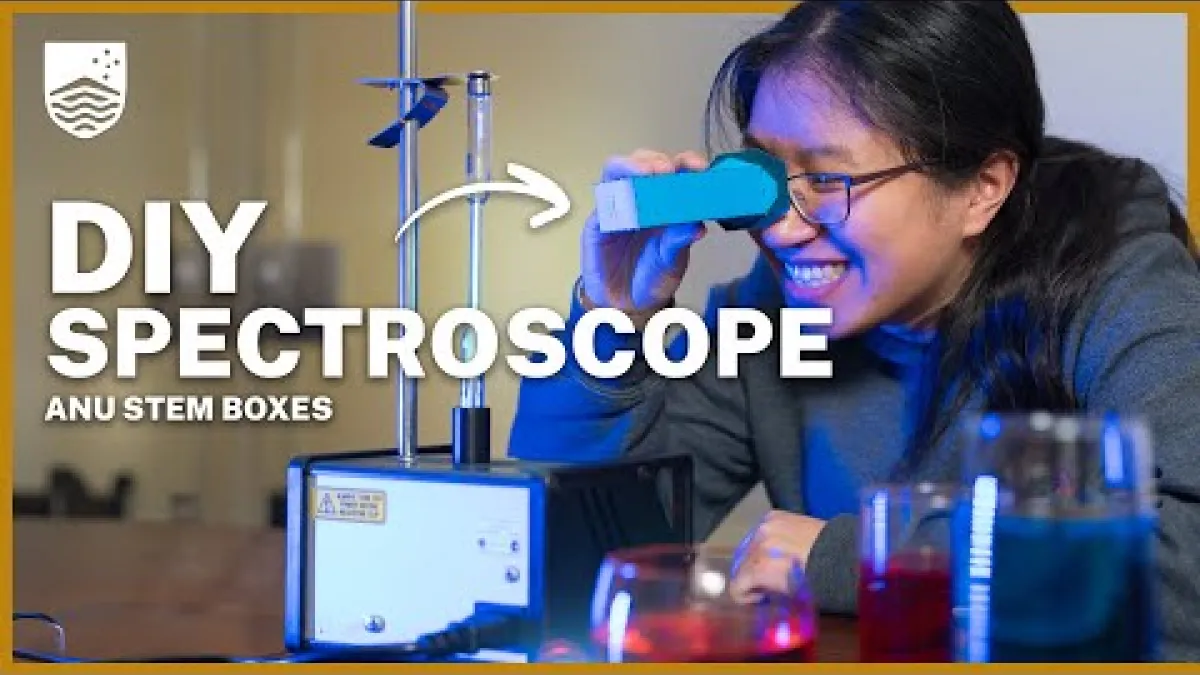 Preview image for the video "Split light into the colours of the rainbow with this DIY spectroscope".