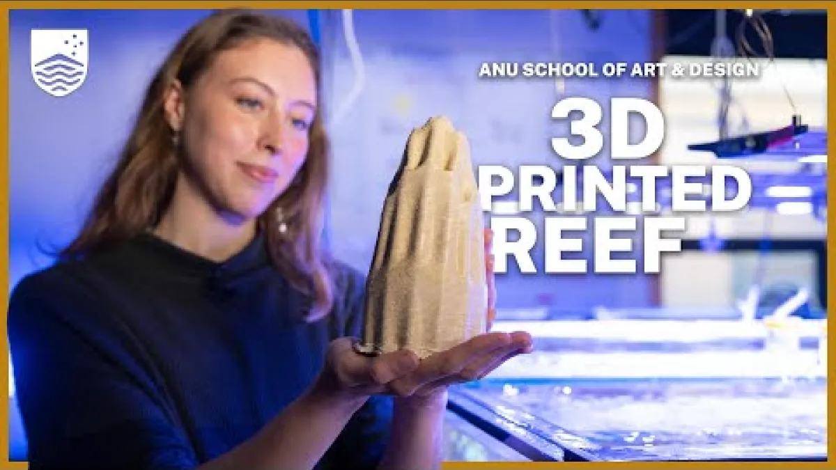 Preview image for the video "Science meets design: 3D-printing to innovate reef recovery".