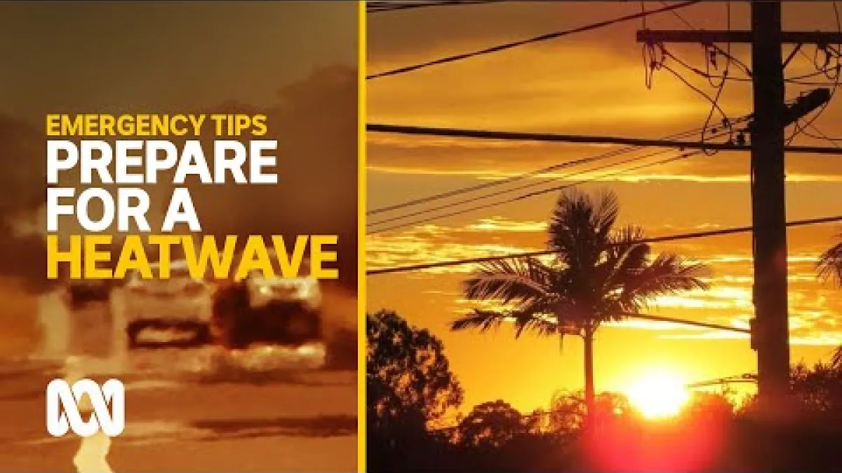 Preview image for the video "How to plan and prepare for a heatwave | Emergency Tips | ABC Australia".