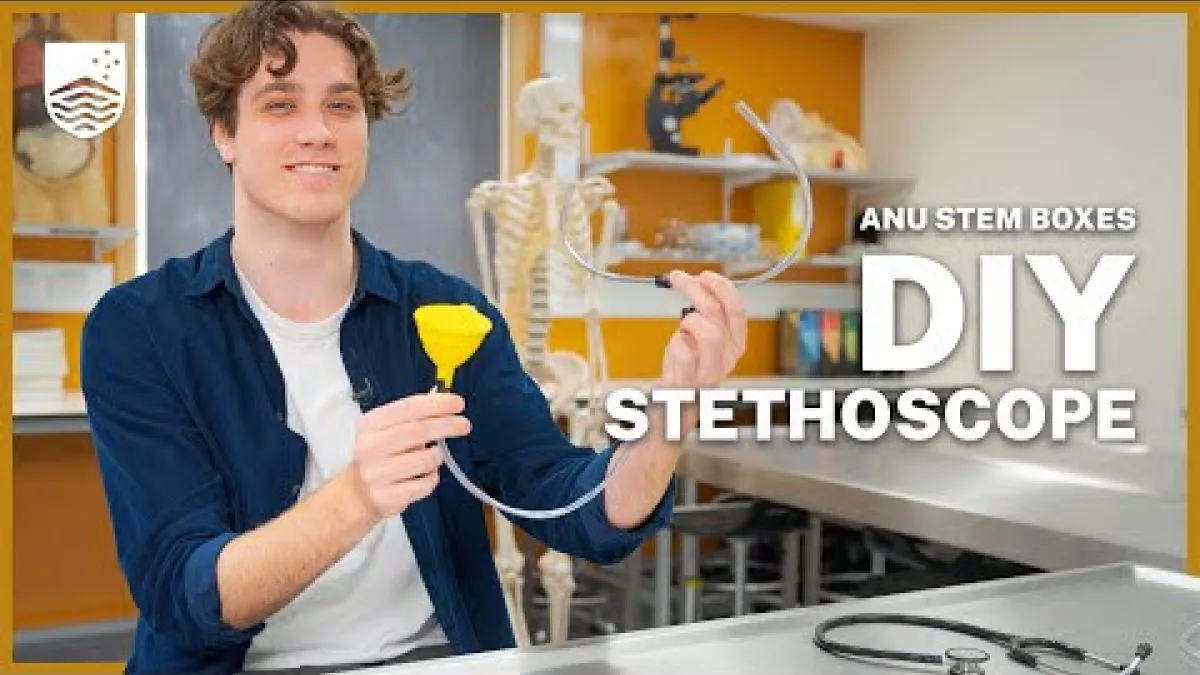 Preview image for the video "How to make a stethoscope".