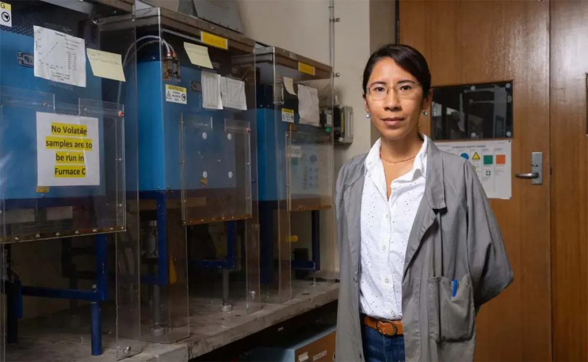 Woman in a lab