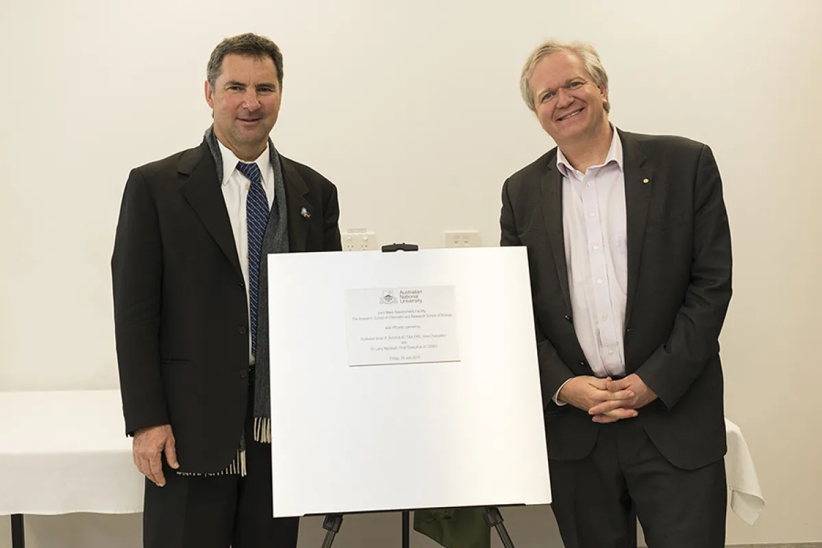 Dr Larry Marshall and Professor Brian Schmidt