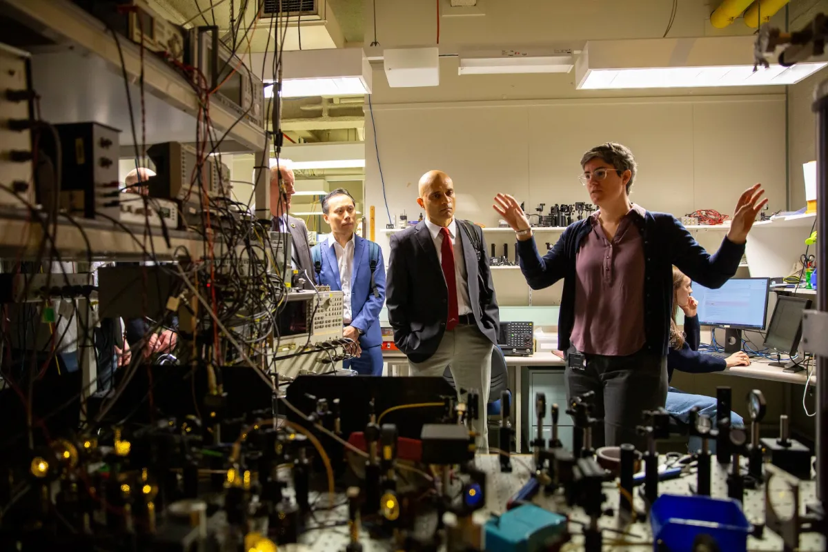 Inside a lab