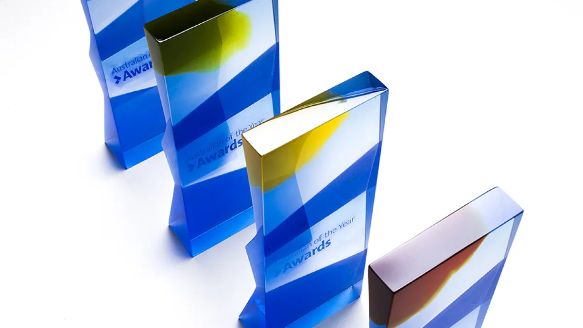 Australian of the year trophy