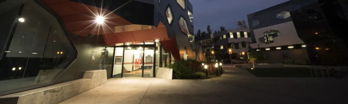 Science building night