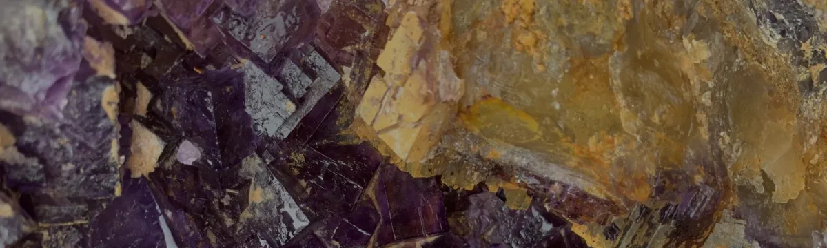 close up view of flourite mineral