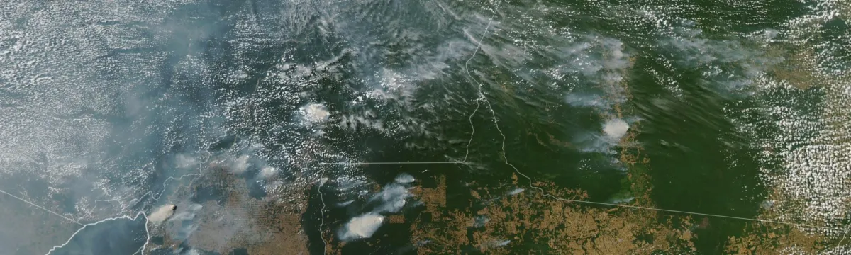 Clouds over the Amazon