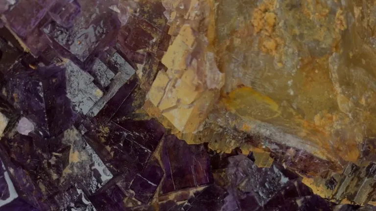close up view of flourite mineral
