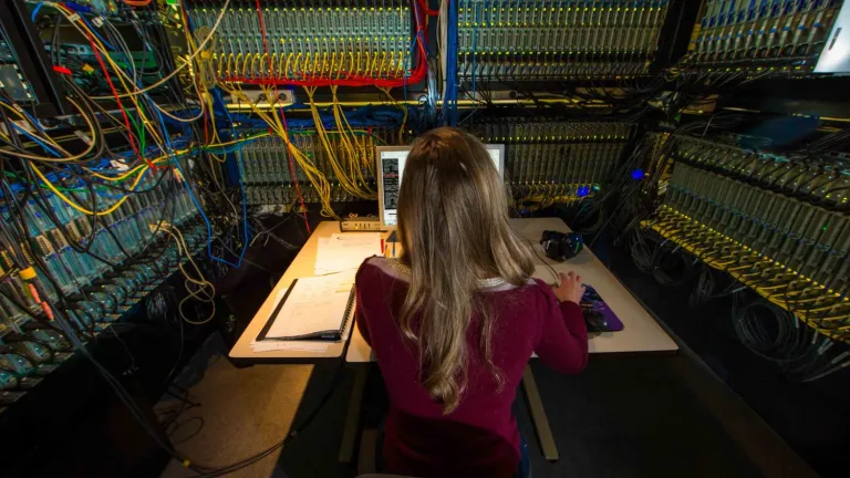 The team used the TerraWulf high-end computing cluster to generate their map. Credit: Stuart Hay, ANU