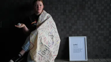 ANU Swift Society President Mikayla Simpson.