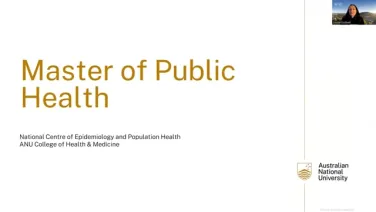 Master of Public Health Information Session 2024