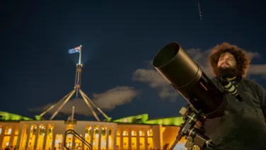 Stargazing at Parliament House