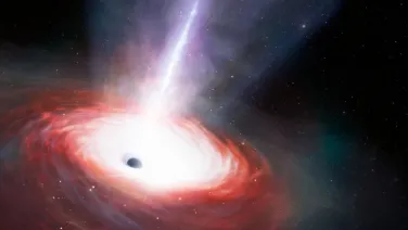 Illustration of a black hole