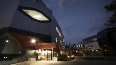 Science building night