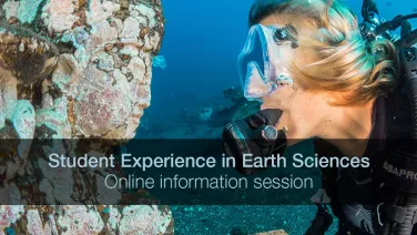 Earth Sciences Student Experience Webinar - webinar thumbnail
