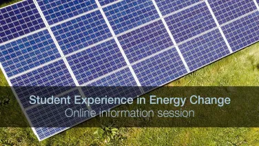 Student Experience in Energy Change - webinar thumbnail