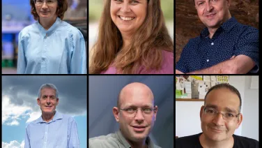 Composite image of six headshots