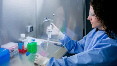 Scientist in the lab.