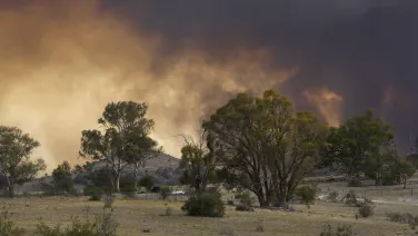 Fire in south Canberra