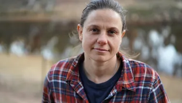 Ecologist, Kate Grarock.