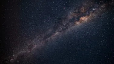 Milky Way stars in the night sky.