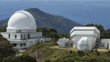 Siding Spring Observatory from the air